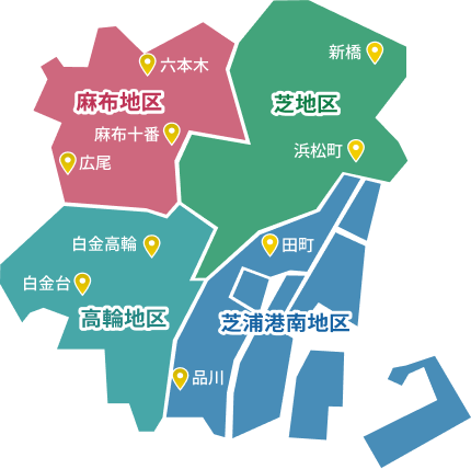 港区の地図画像